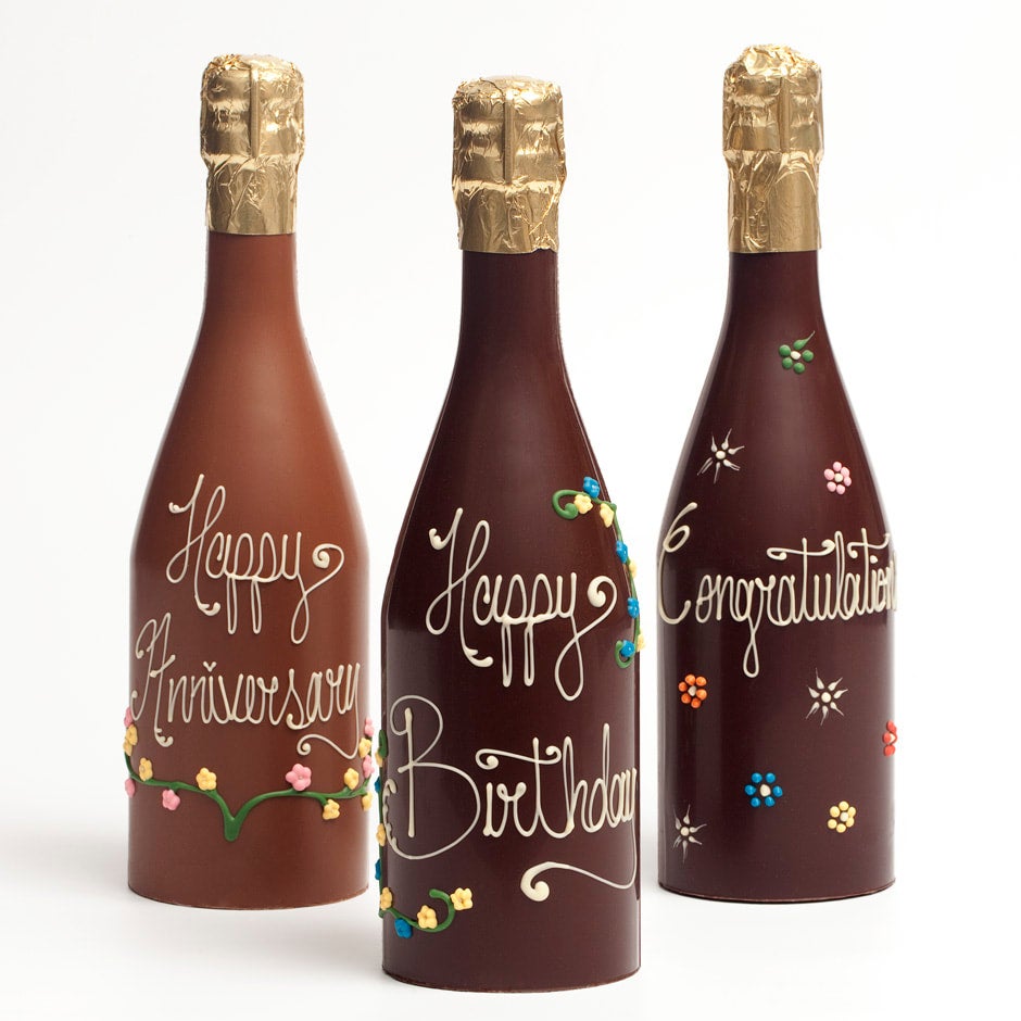 Stubbe Chocolates Toronto Chocolate Champagne Bottle | Stubbe